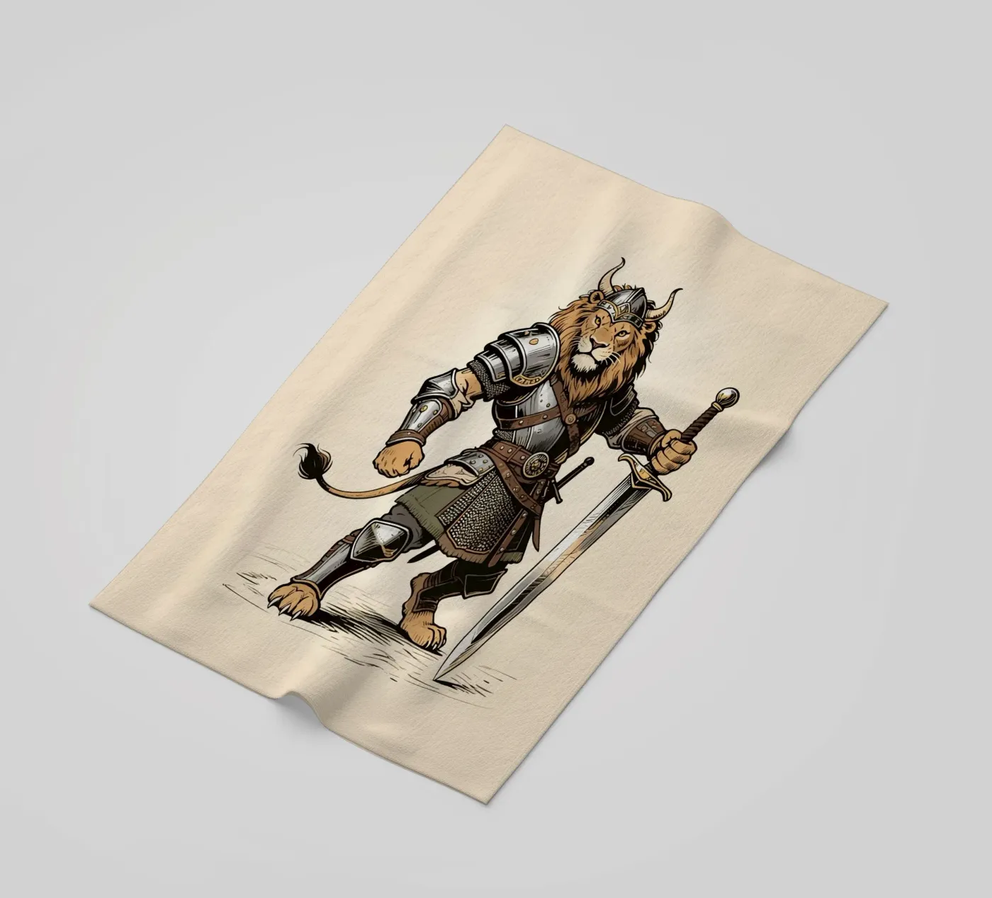 Warrior Lion telo mare da knowledge