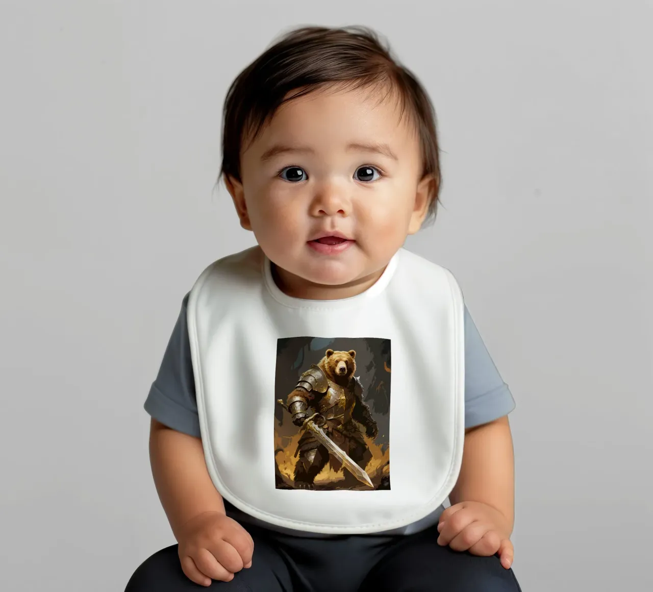 Bear Warrior bavaglino da knowledge