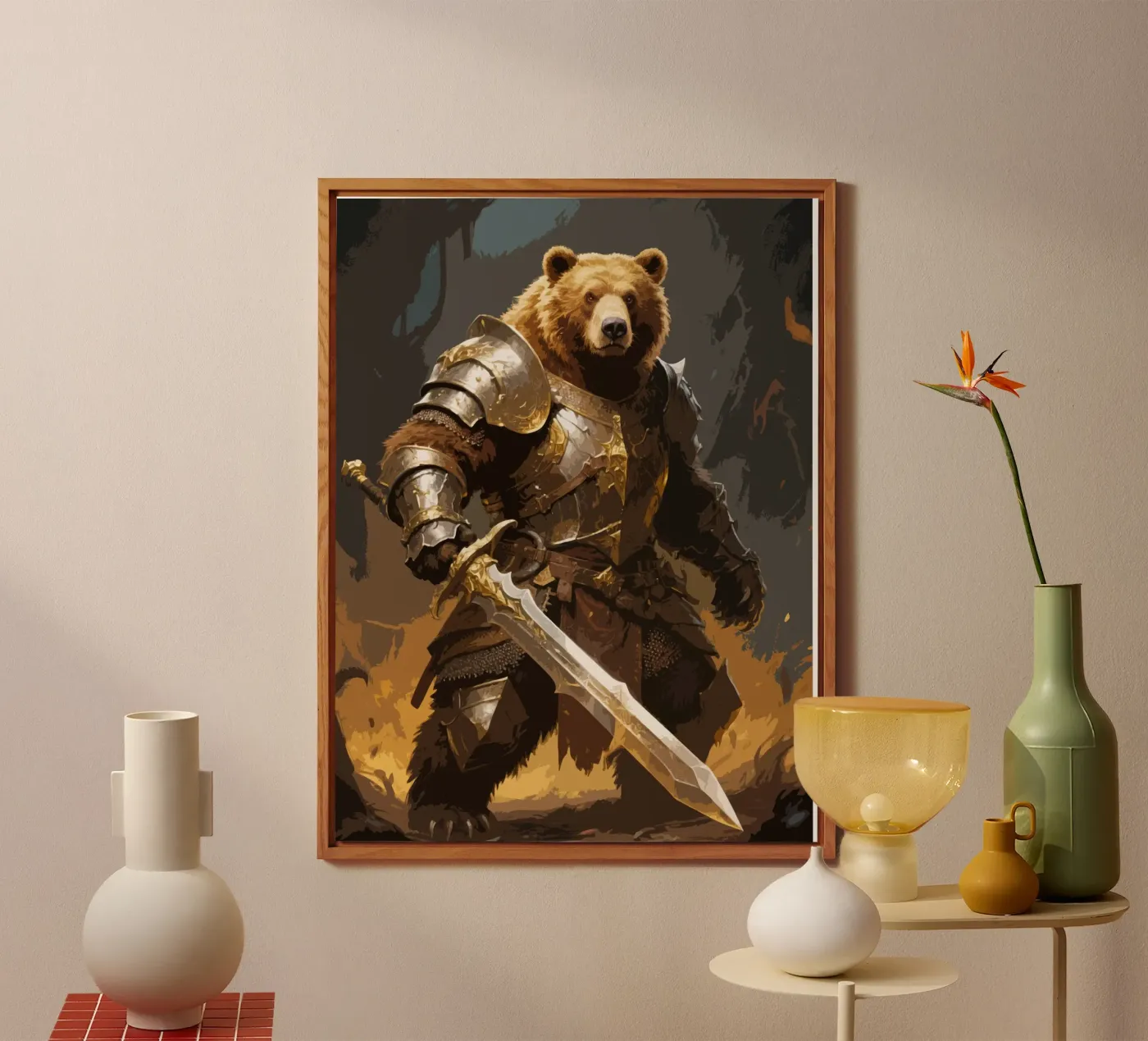 Bear Warrior forex plate by knowledge