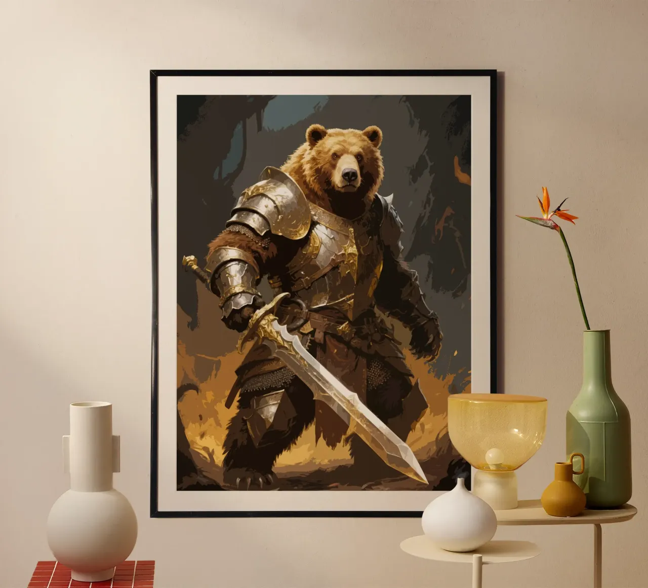 Bear Warrior poster da knowledge