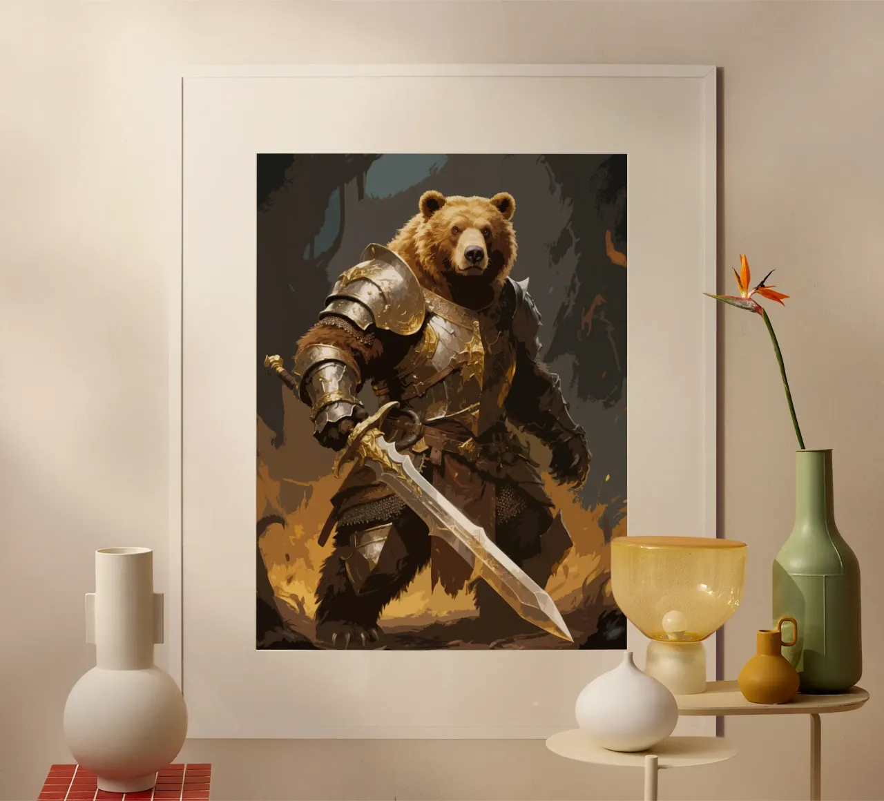 Bear Warrior poster da knowledge