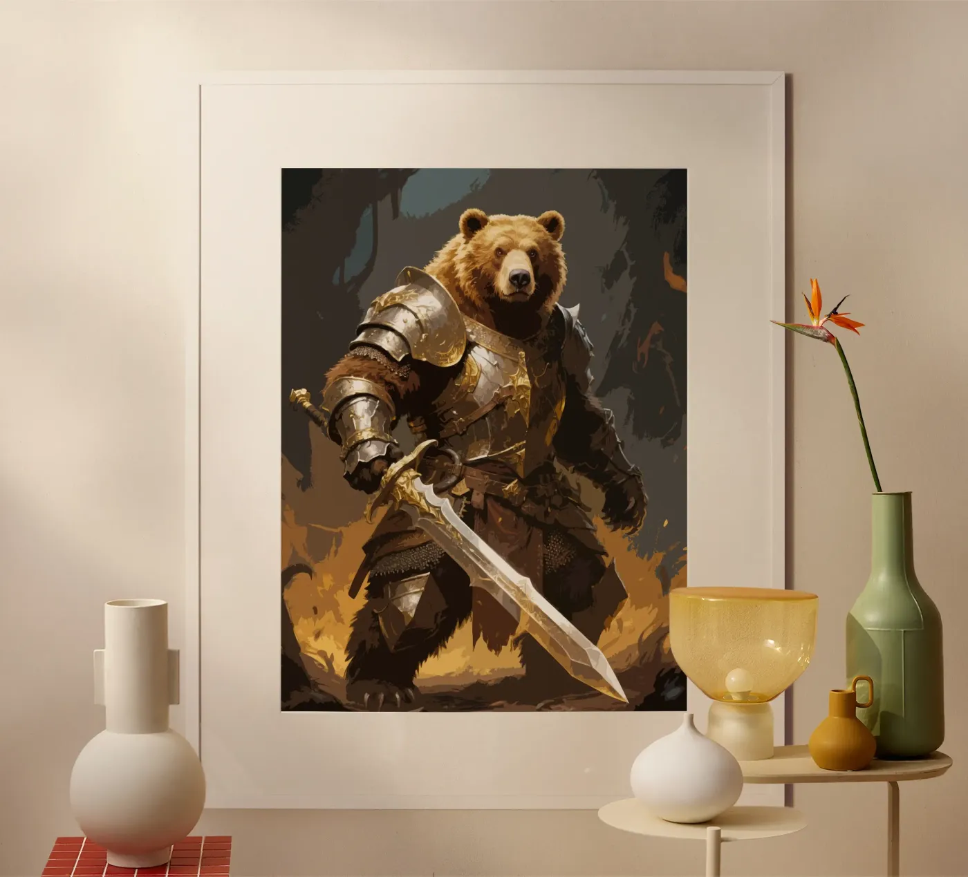 Bear Warrior poster de knowledge