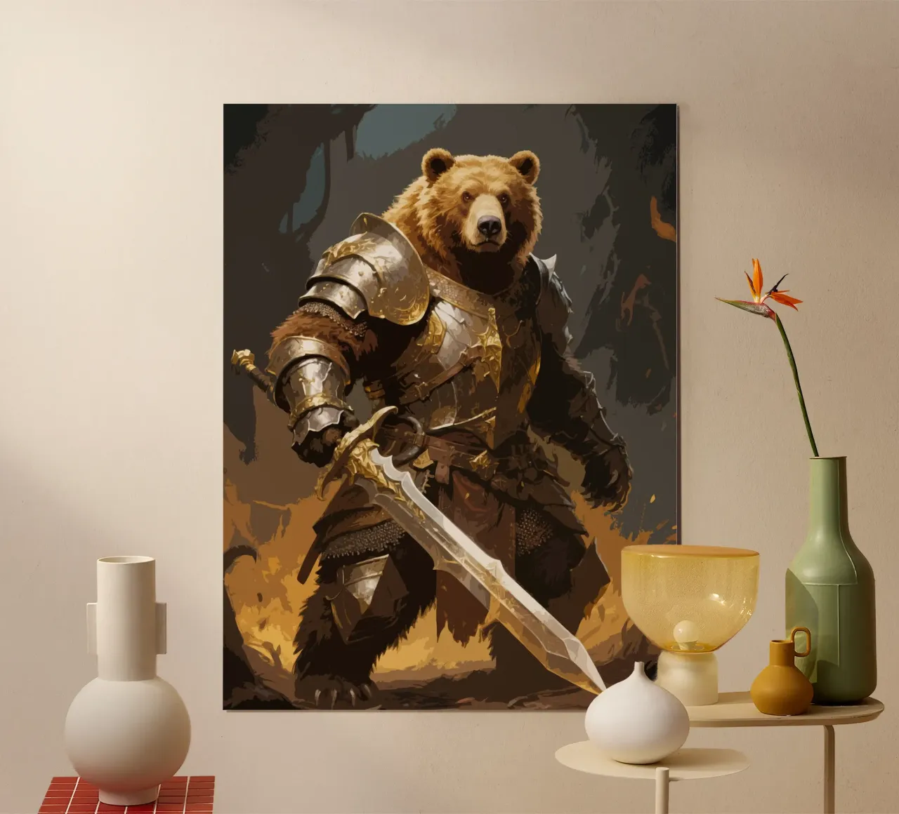 Bear Warrior poster da knowledge