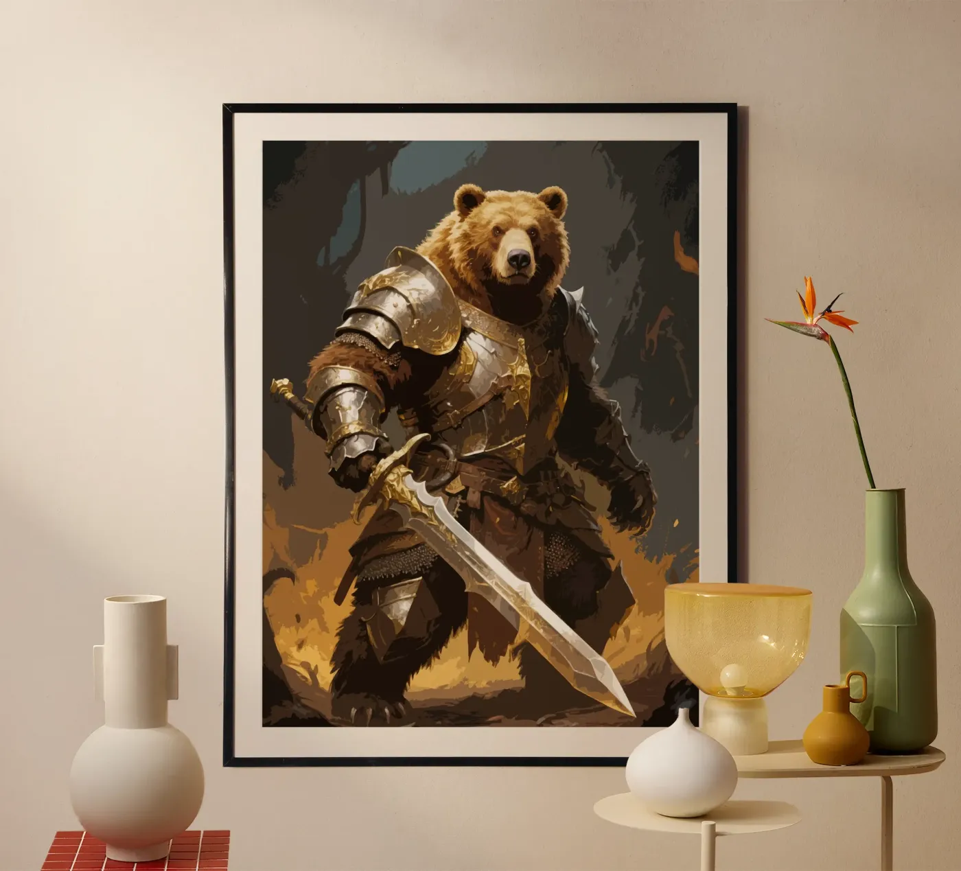Bear Warrior poster de knowledge