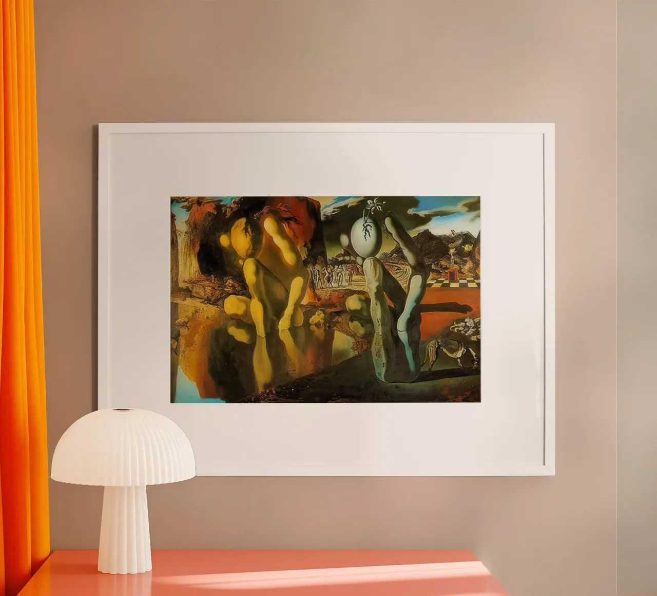 La metamorfosi di Narciso salvador daly poster da Rayretr