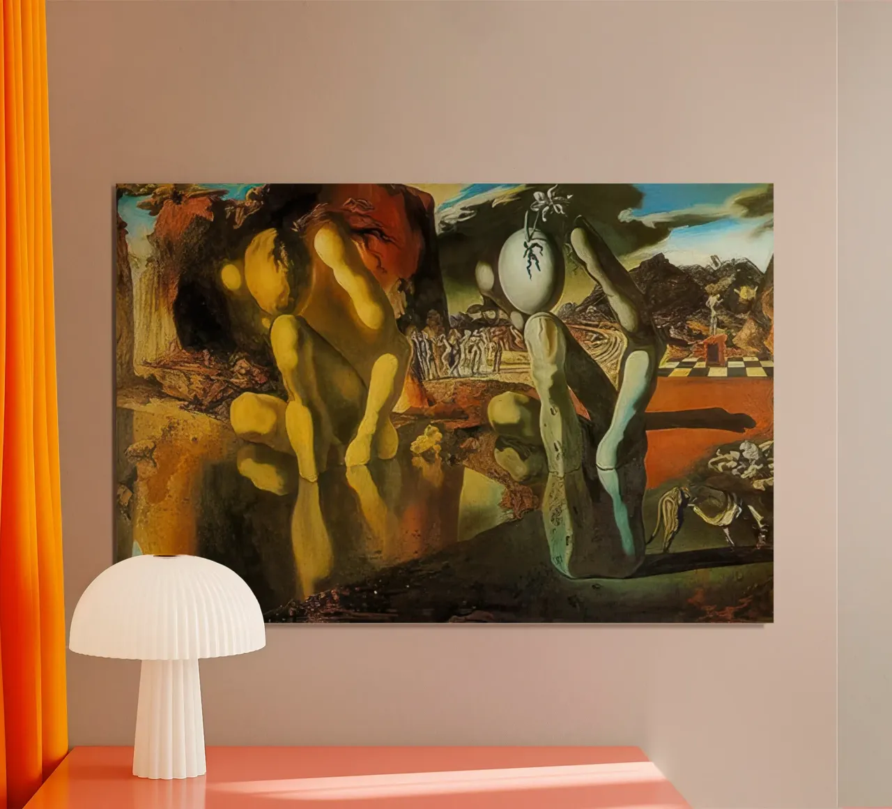La metamorfosi di Narciso salvador daly poster da Rayretr