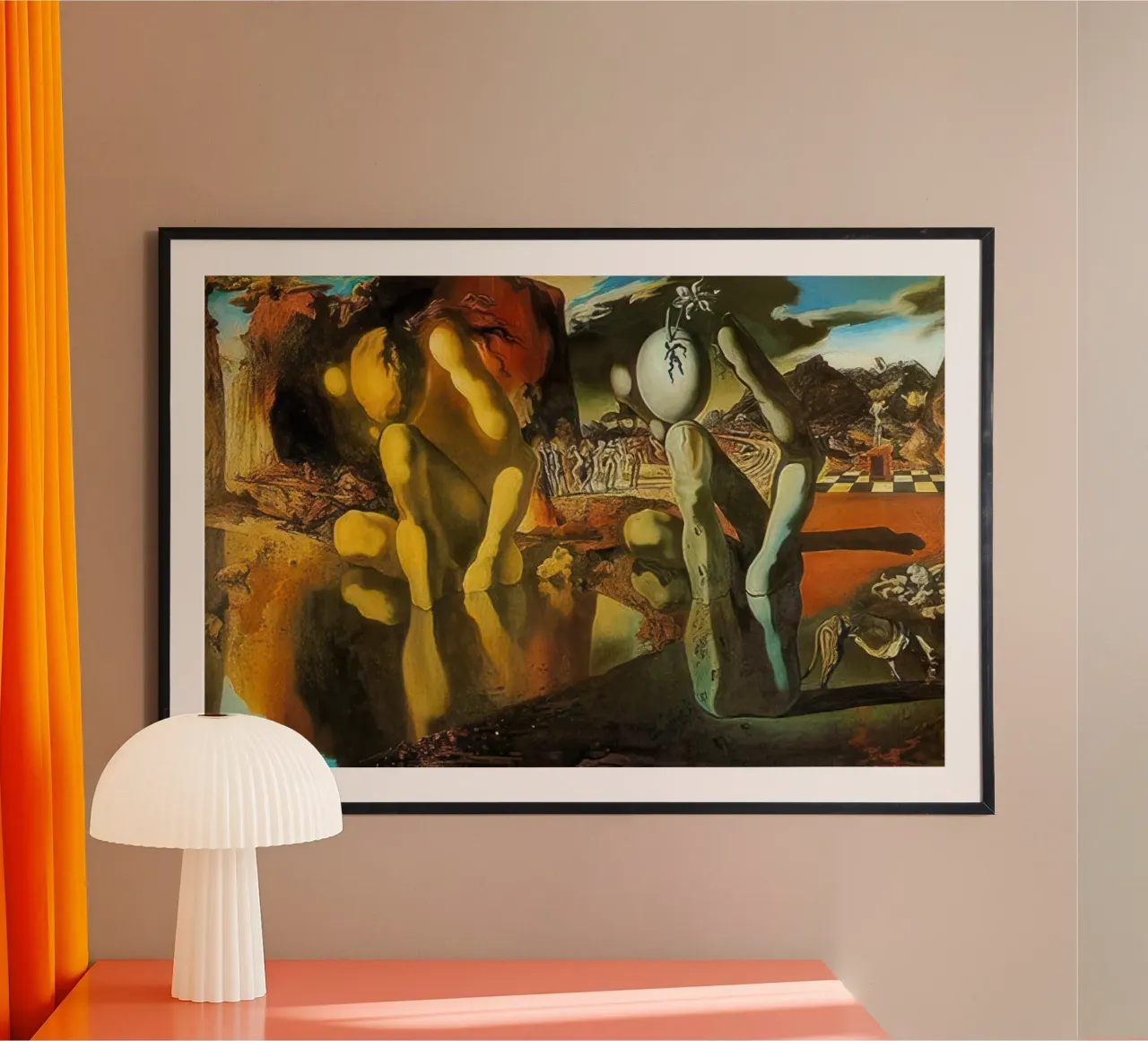 La metamorfosi di Narciso salvador daly poster da Rayretr