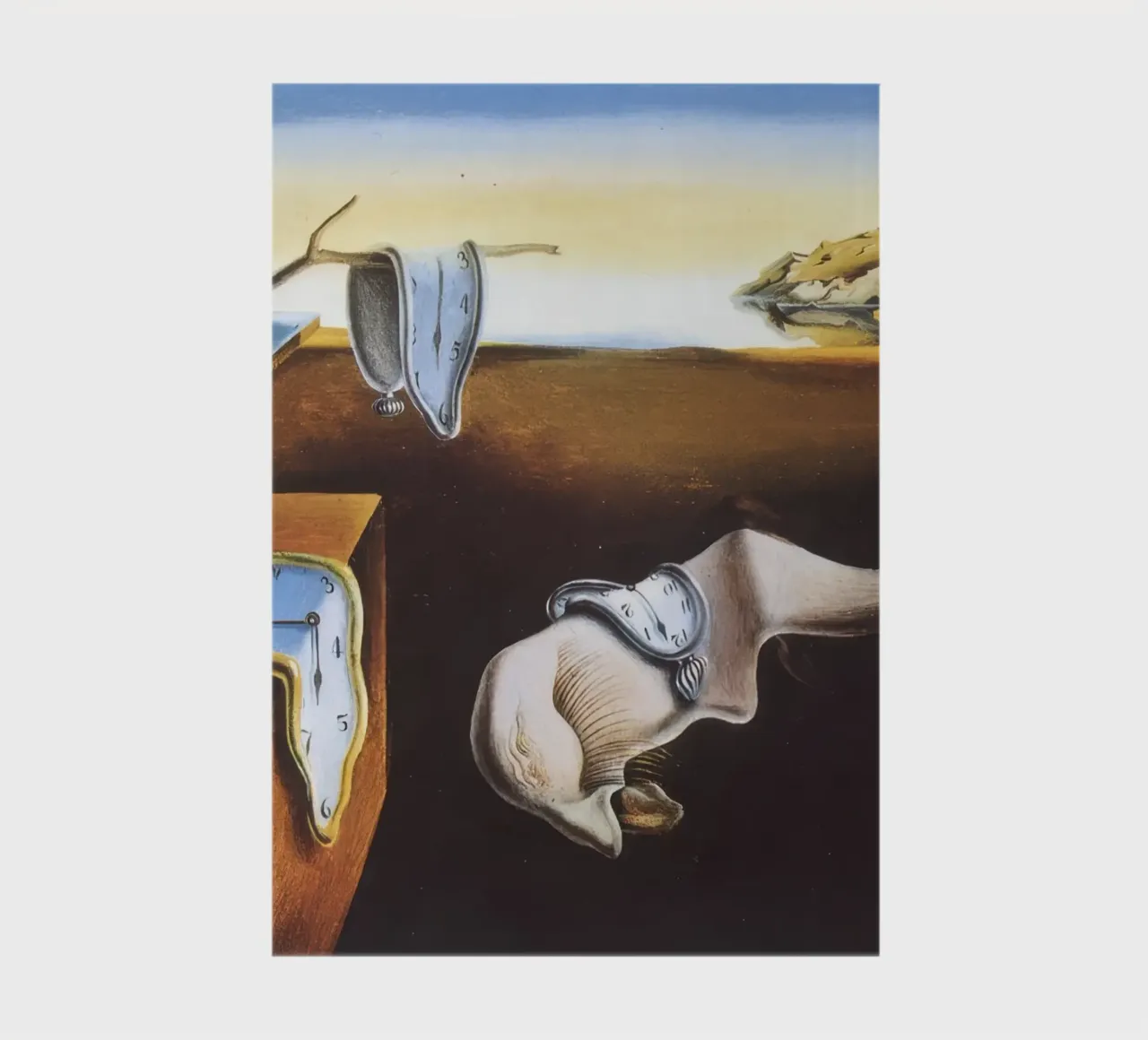 salvador daly The Persistence of Memory (1931) notebook by Rayretr