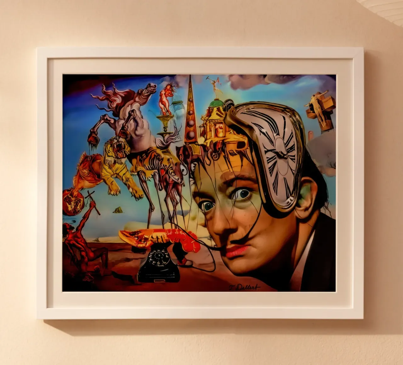 salvatore daly poster con telaio in plastica da Rayretr