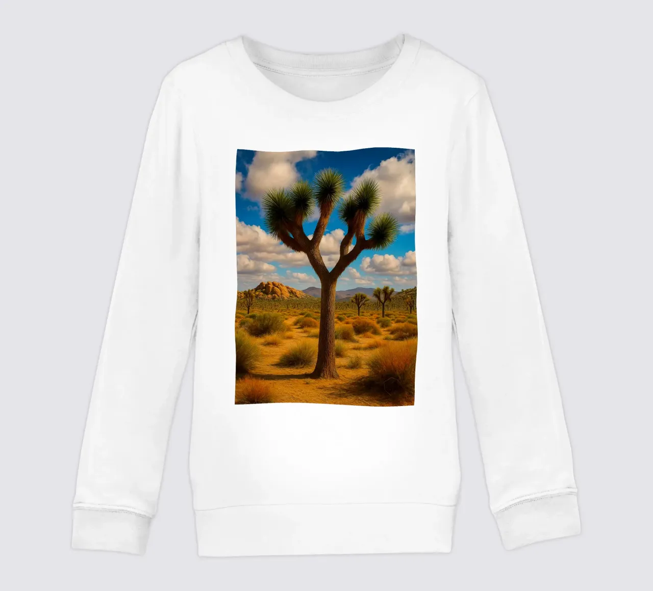 cactus albero natura panorama felpa bambino da chinerei