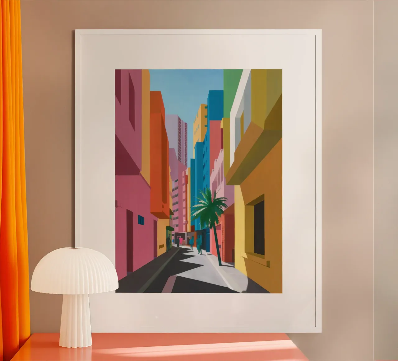 Prospettiva del Vicolo Cromatico poster da Enter Bloom