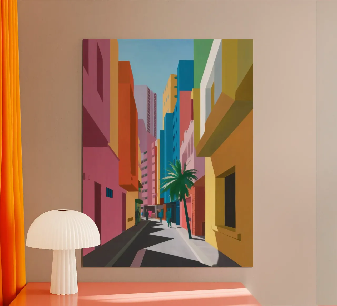 Prospettiva del Vicolo Cromatico poster da Enter Bloom