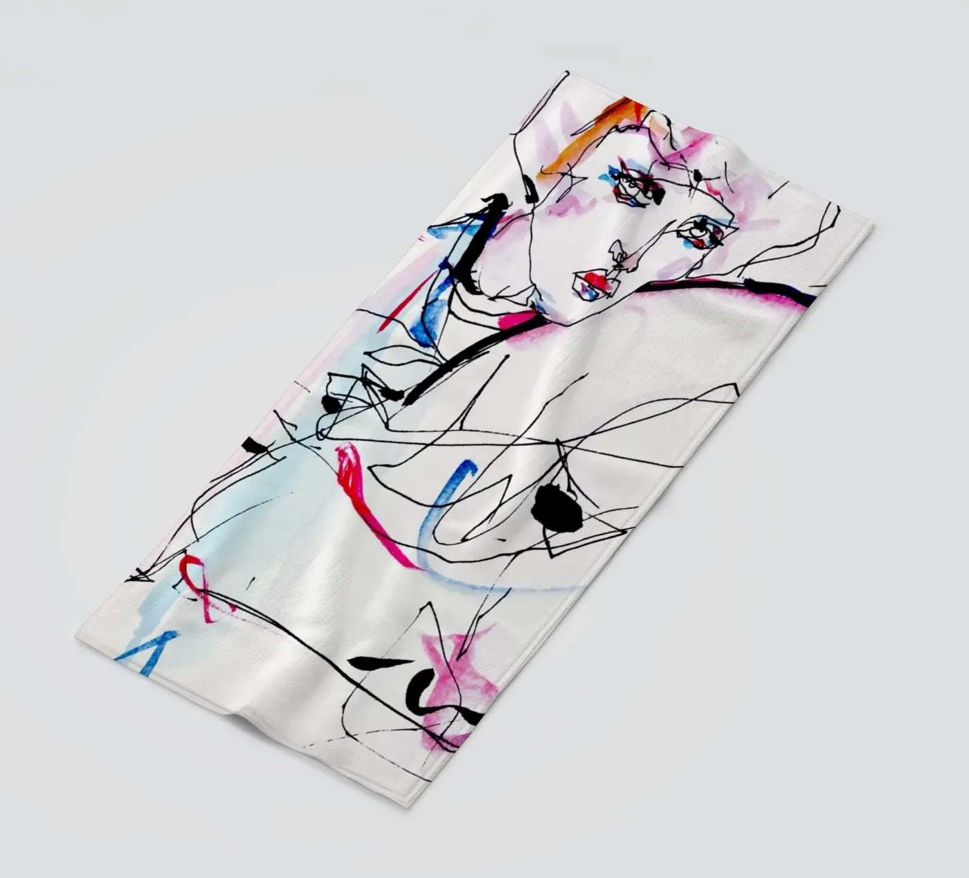 didi beach towel by k i m