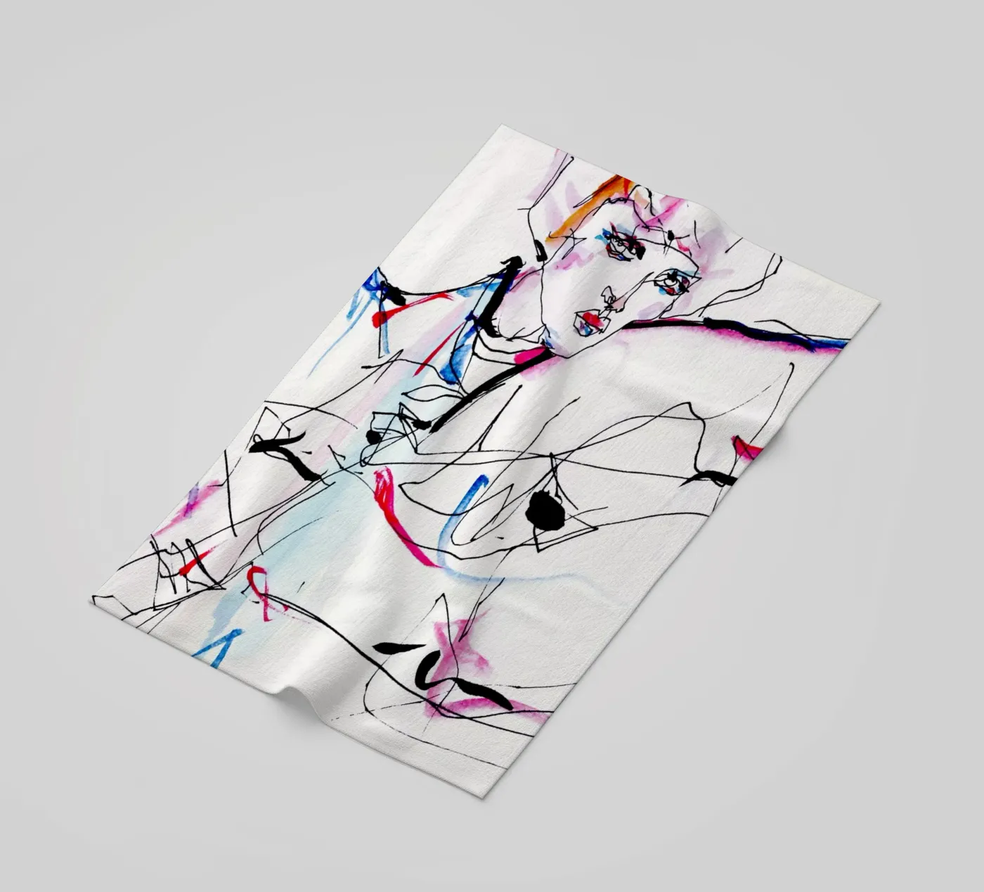 didi beach towel by k i m