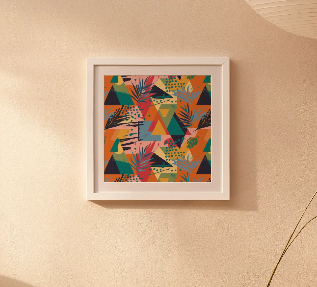 Collage di frammenti tropicali poster da Enter Bloom