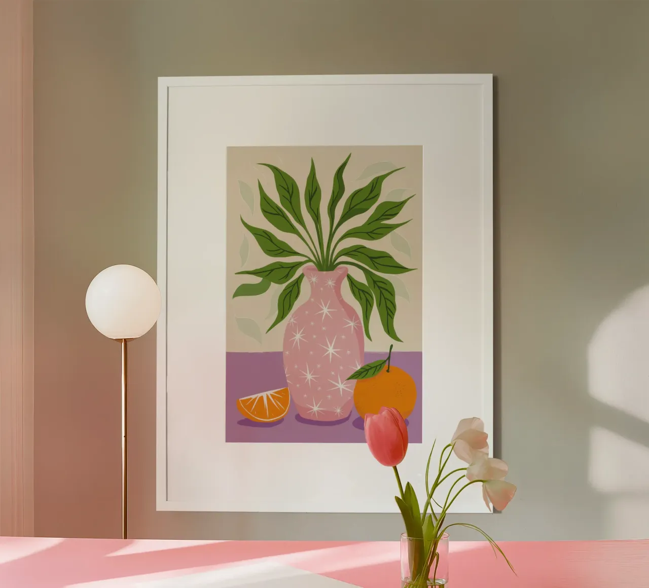 Elegante quiete vegetale poster da Enter Bloom