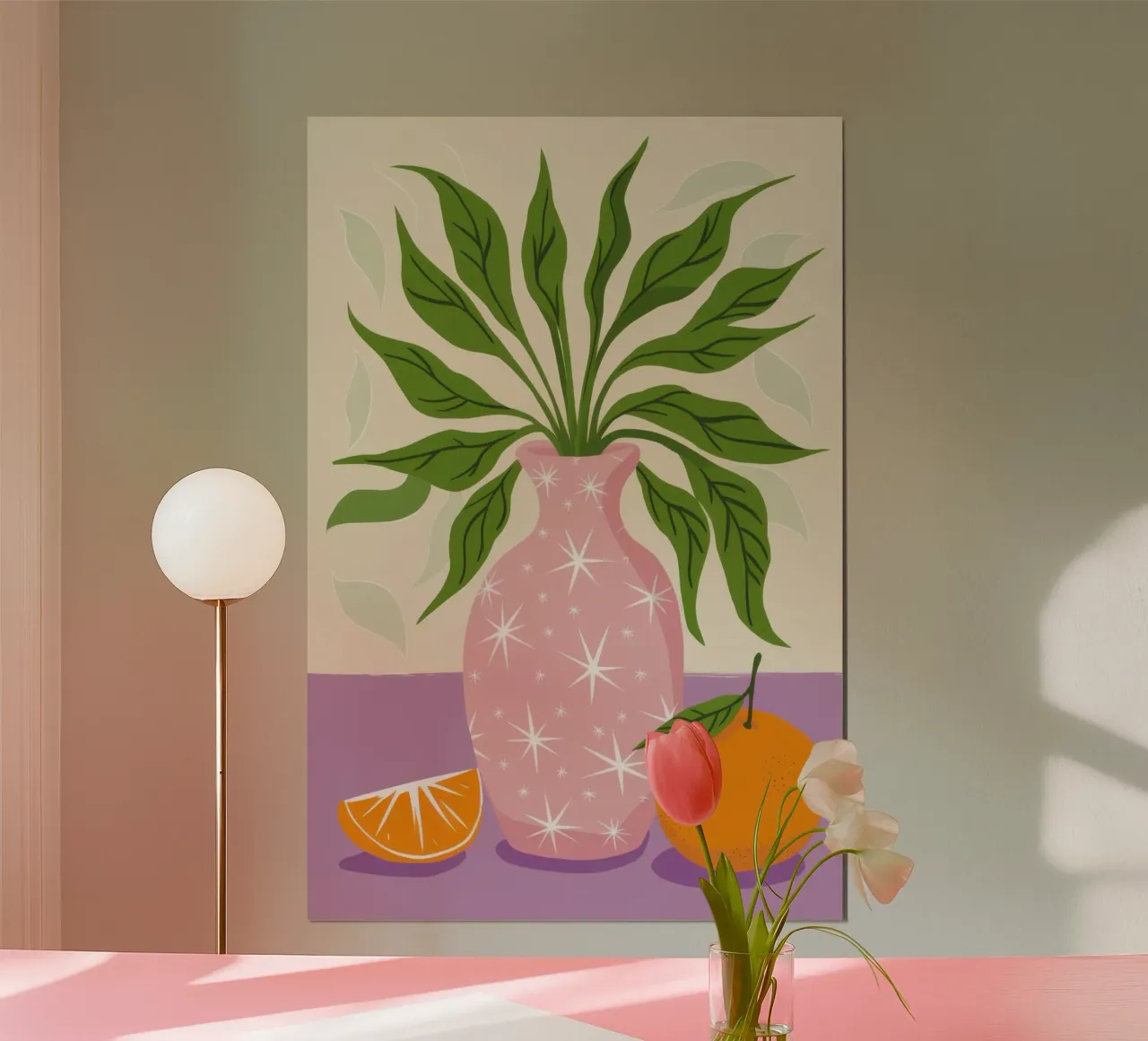 Elegante quiete vegetale poster da Enter Bloom