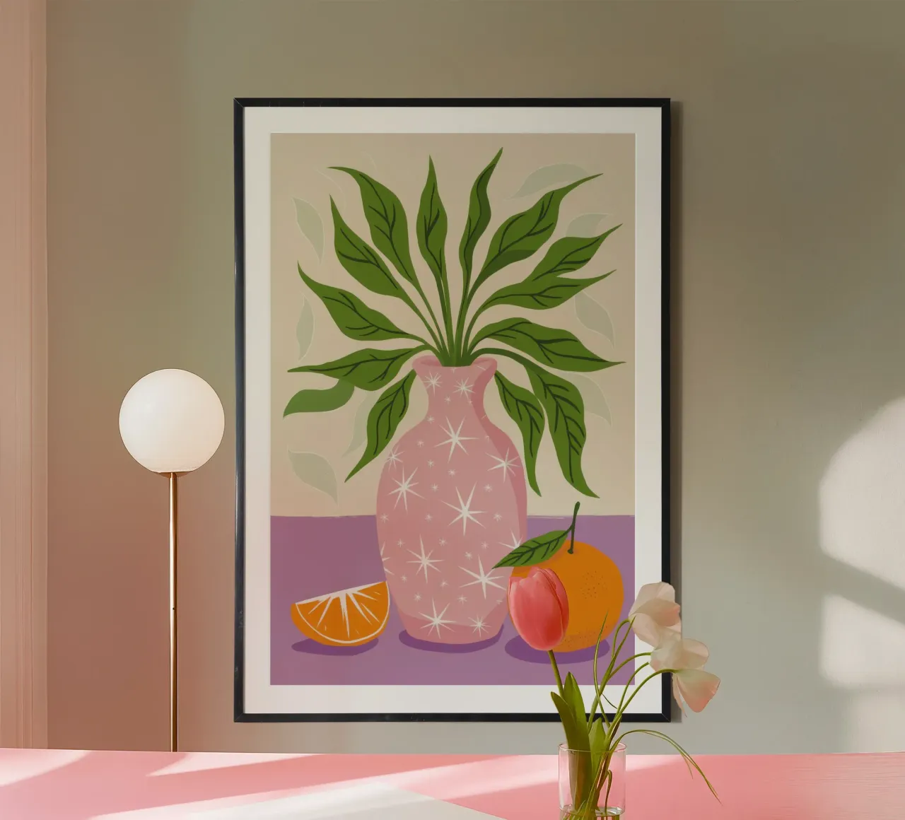 Elegante quiete vegetale poster da Enter Bloom