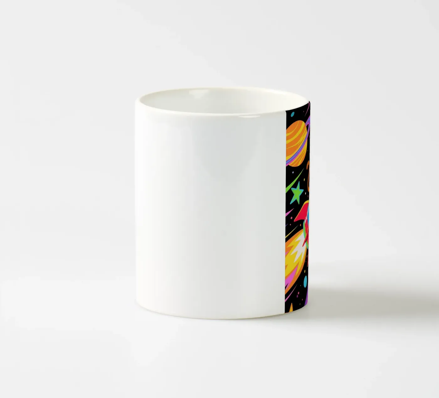 Funny Monkey Rocket ceramic mug by knowledge