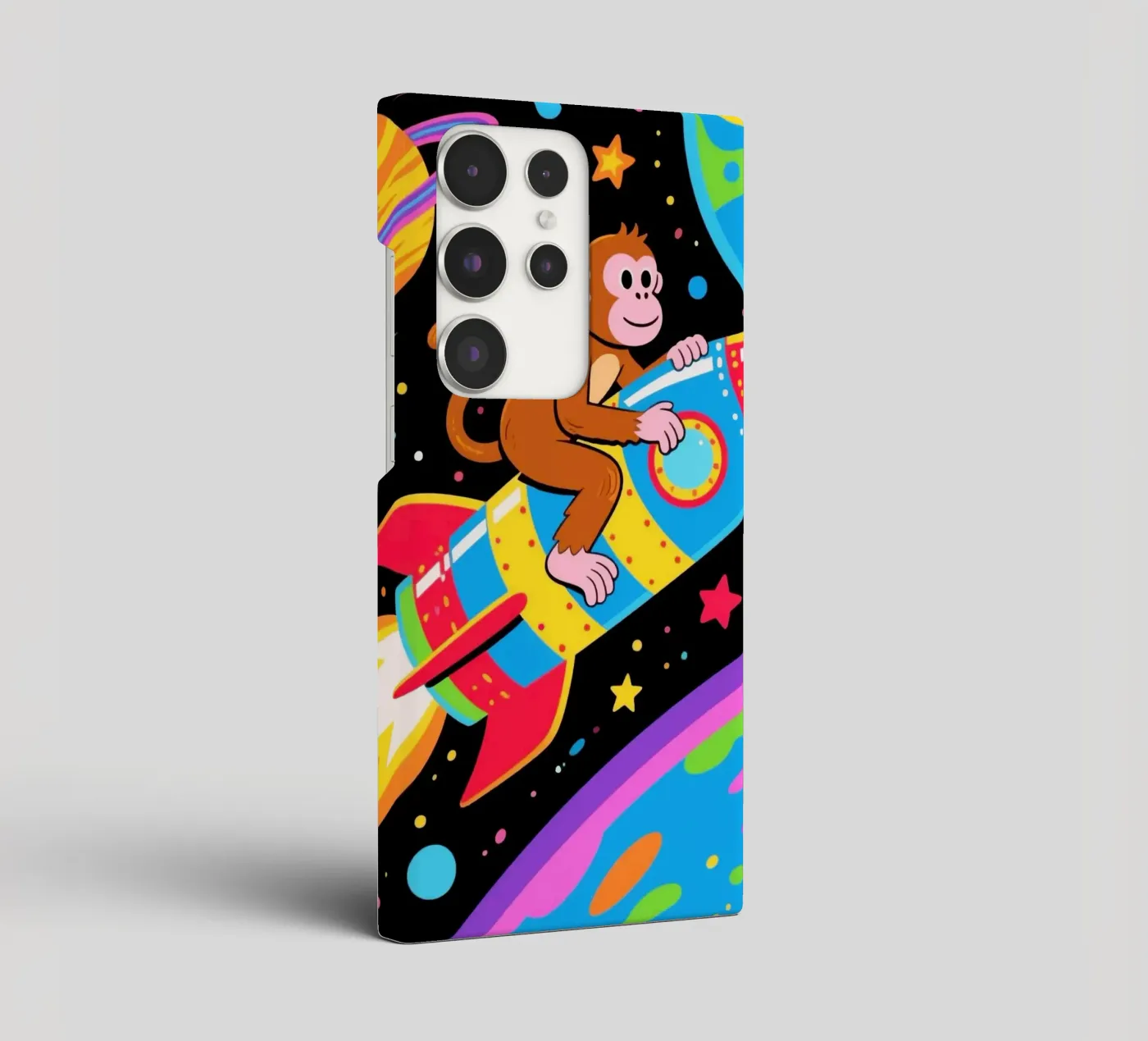 Funny Monkey Rocket Samsung Hülle von knowledge