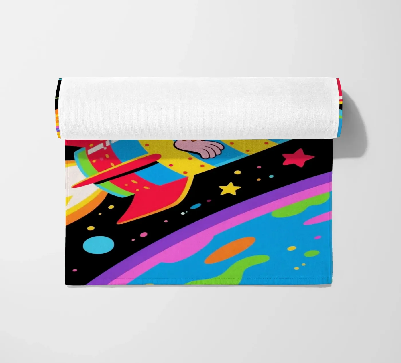 Funny Monkey Rocket strandhanddoek van knowledge