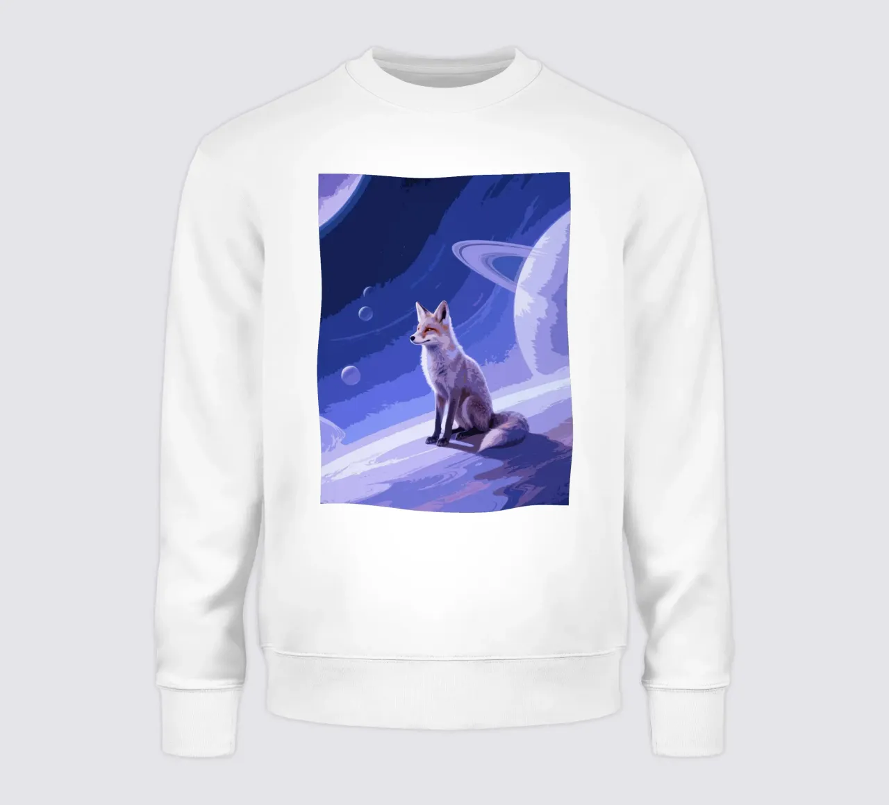 fox in the space felpa da knowledge