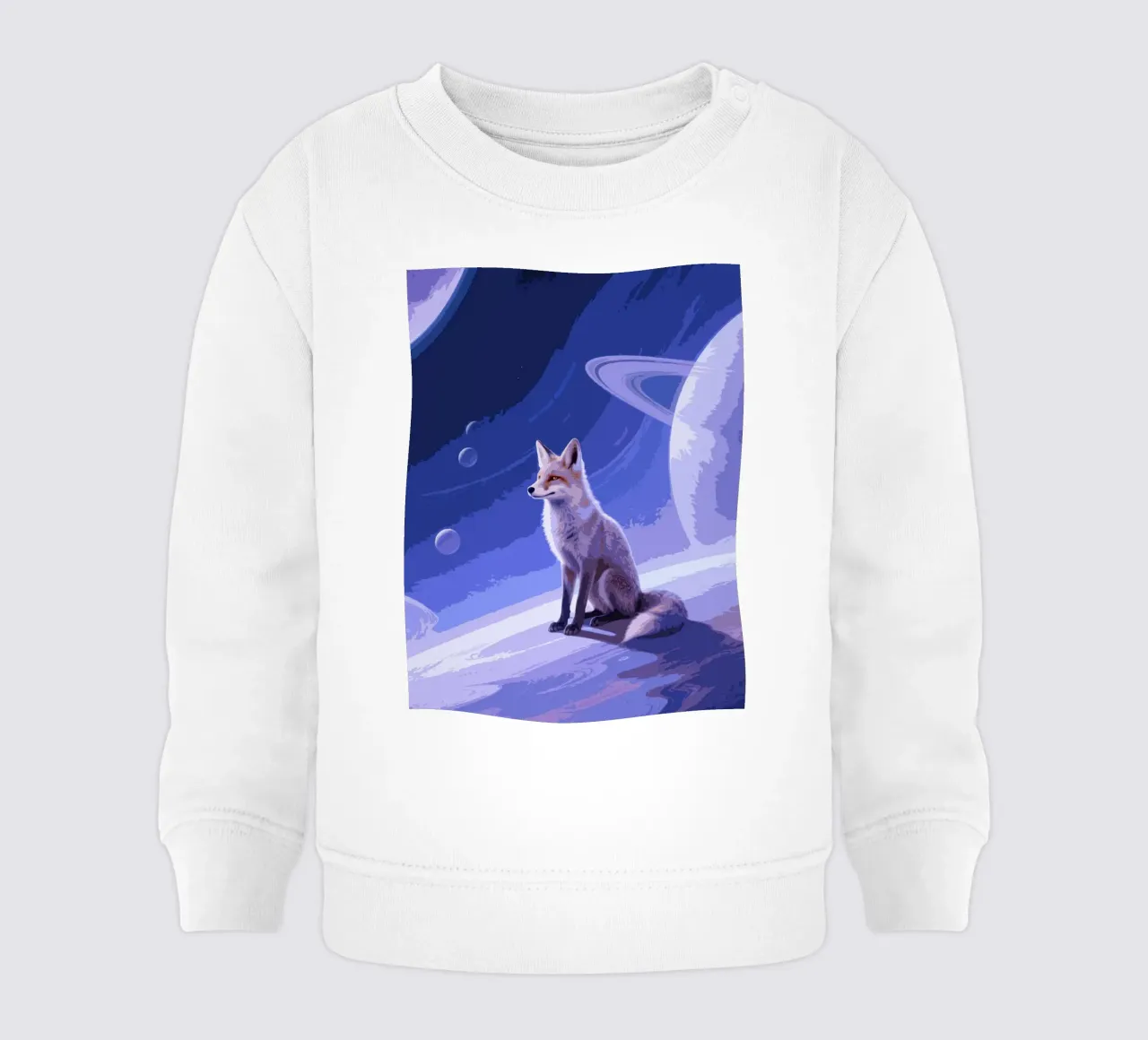 fox in the space felpa neonato da knowledge