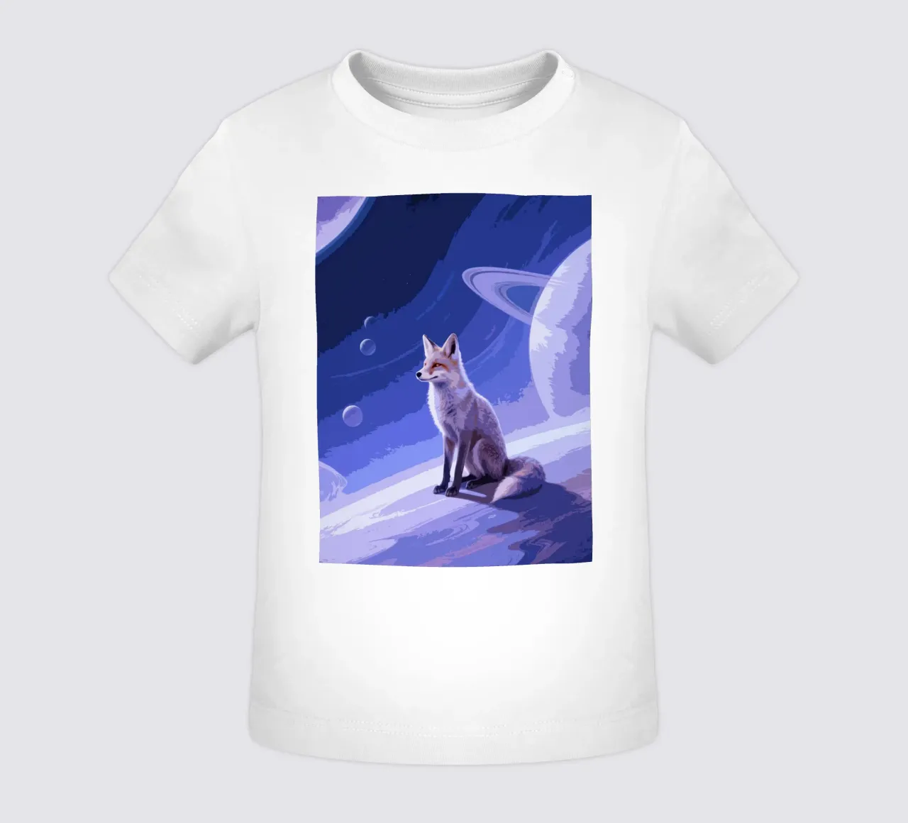 fox in the space maglietta neonato da knowledge