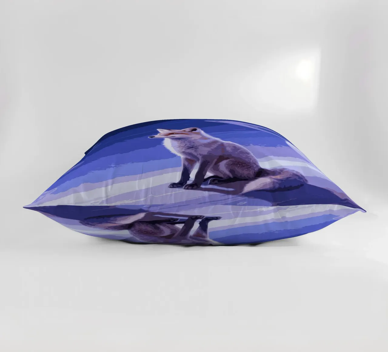 fox in the space cuscino da knowledge