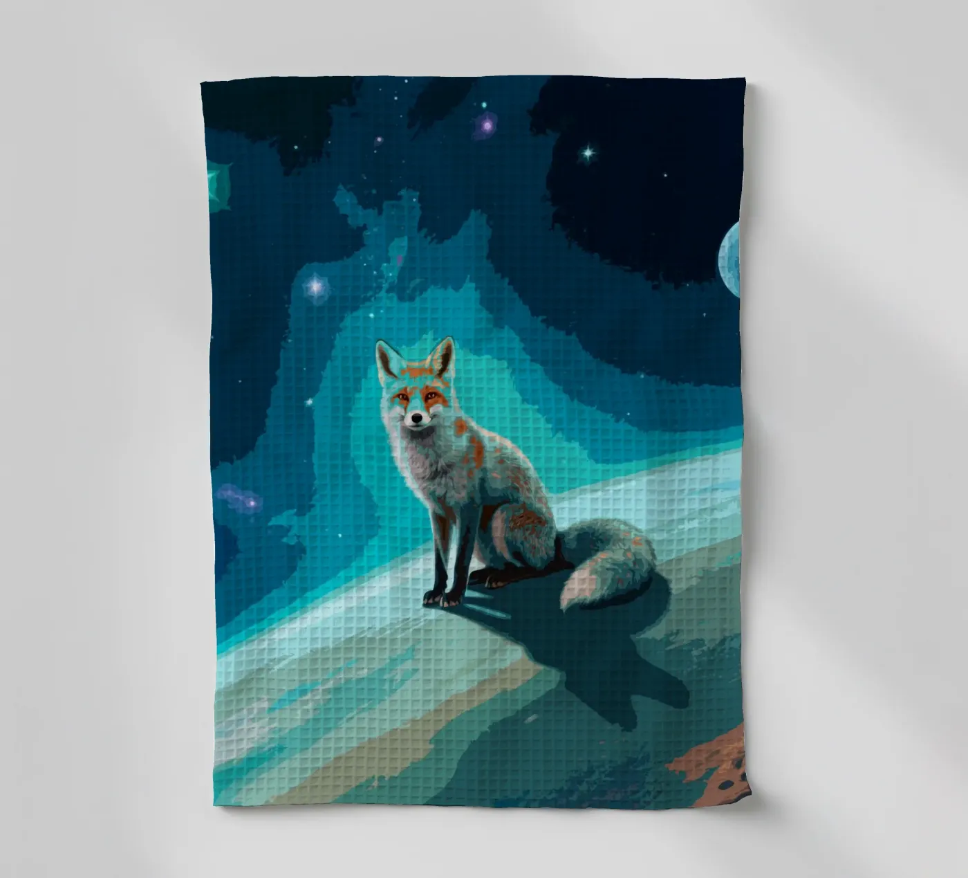 Space Fox torchon de knowledge