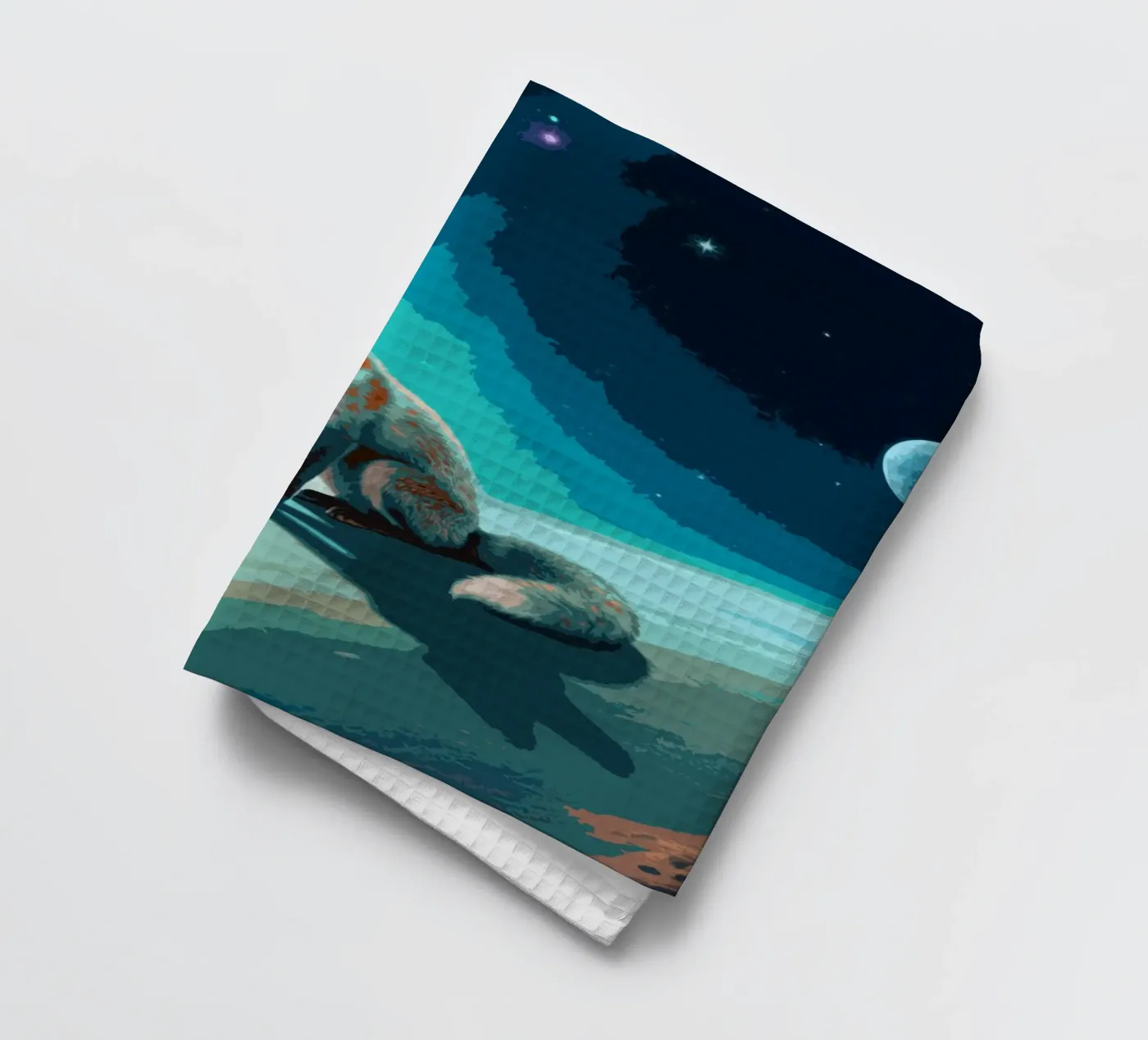 Space Fox torchon de knowledge