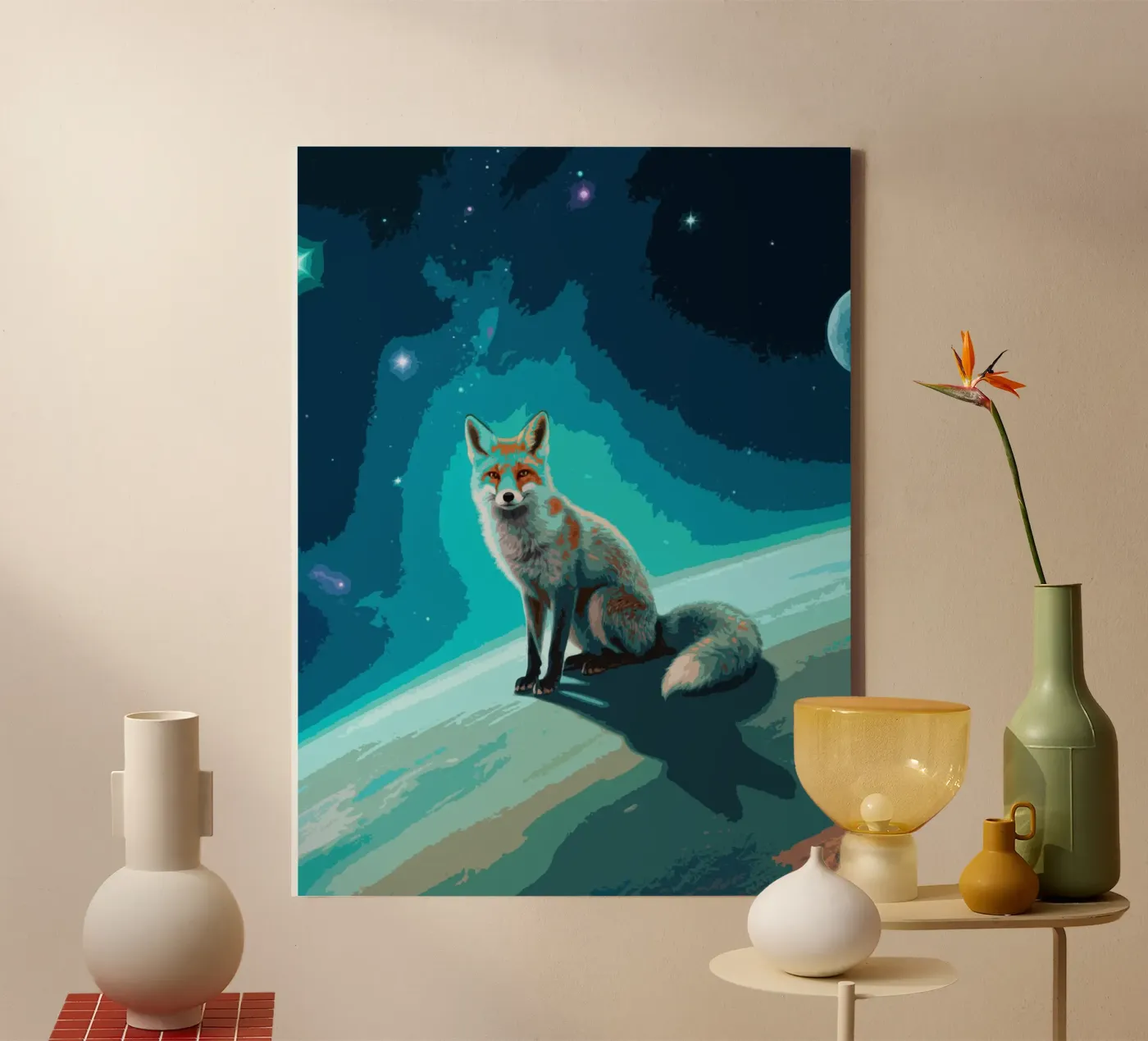 Space Fox tela da knowledge