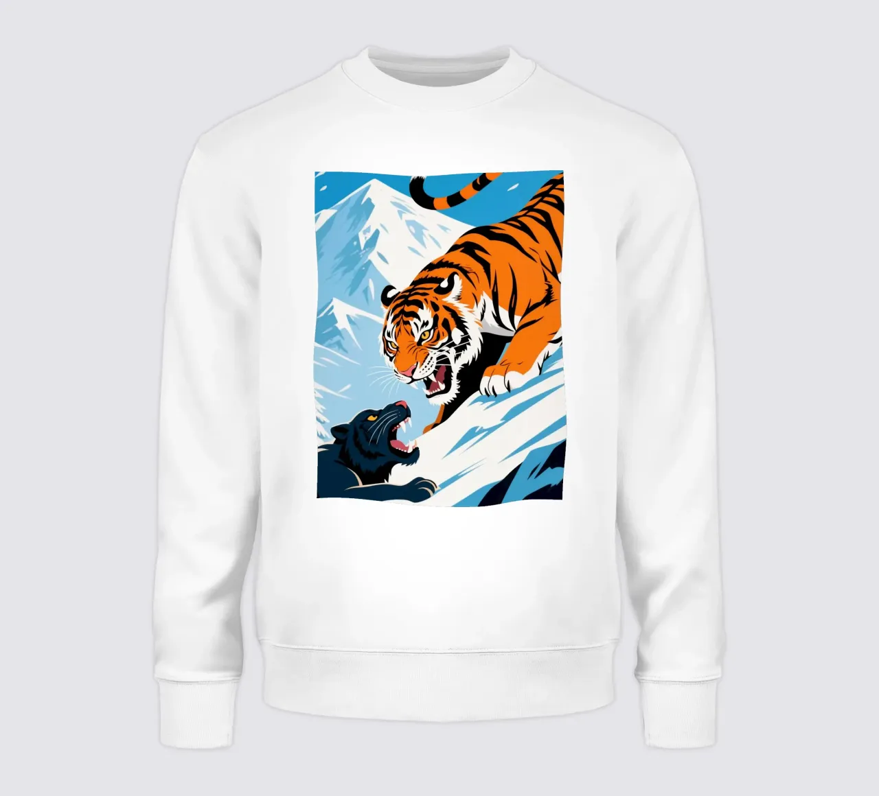 wild tiger felpa da knowledge