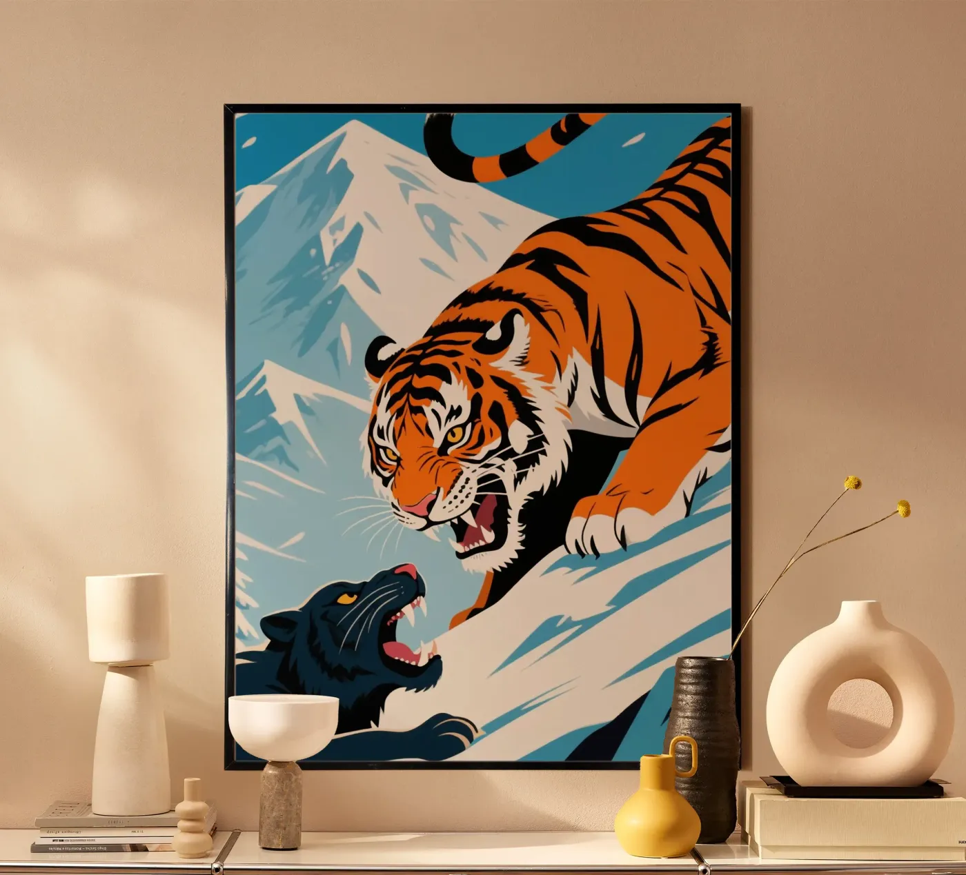 wild tiger poster da knowledge