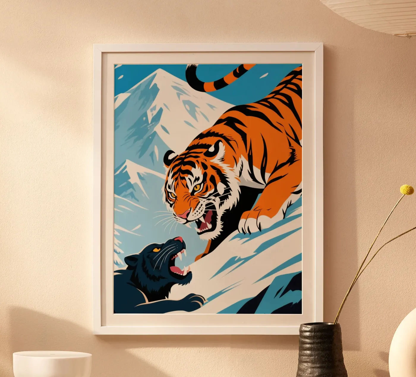 wild tiger poster da knowledge