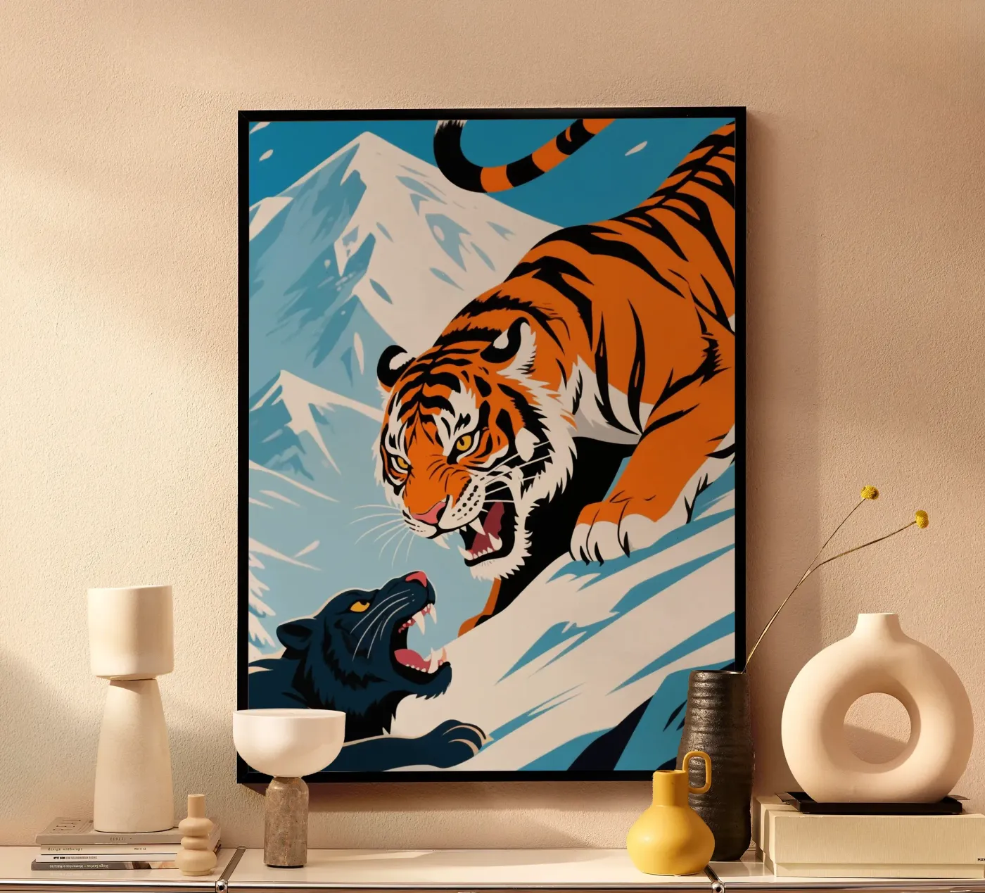 wild tiger poster da knowledge
