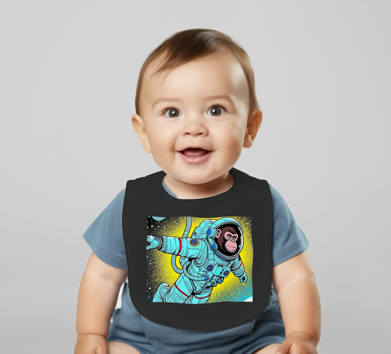 Monkey Astronaut bavaglino da knowledge