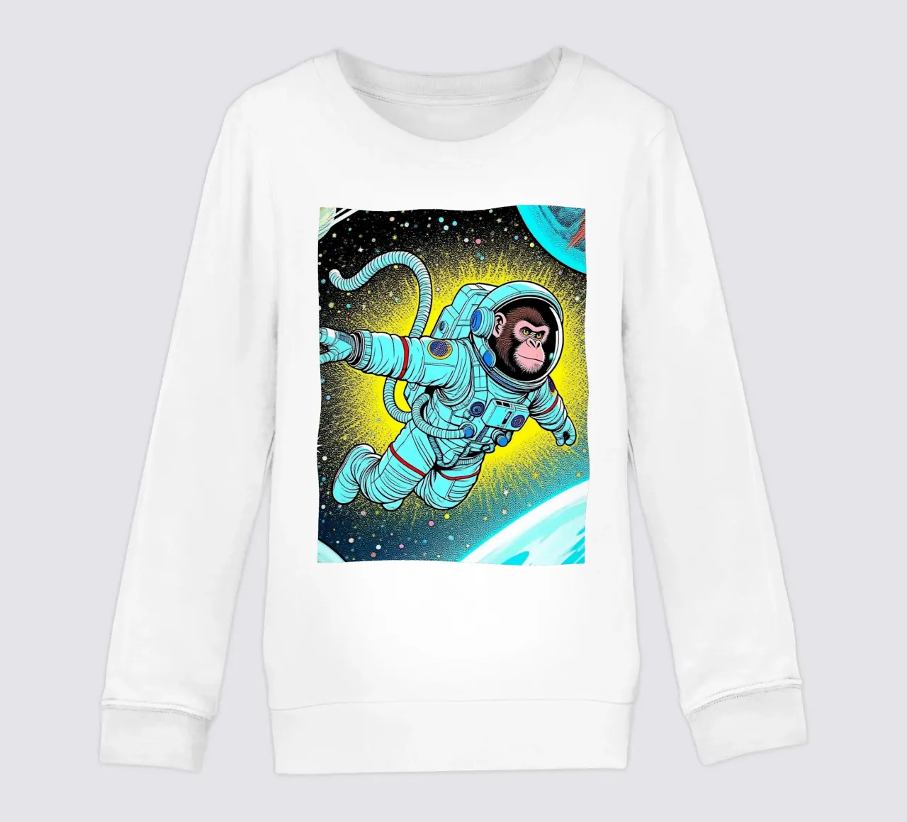 Monkey Astronaut felpa bambino da knowledge