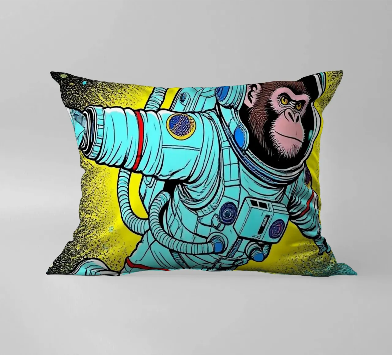 Monkey Astronaut cuscino da knowledge