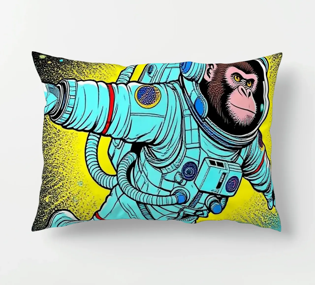 Monkey Astronaut cuscino da knowledge