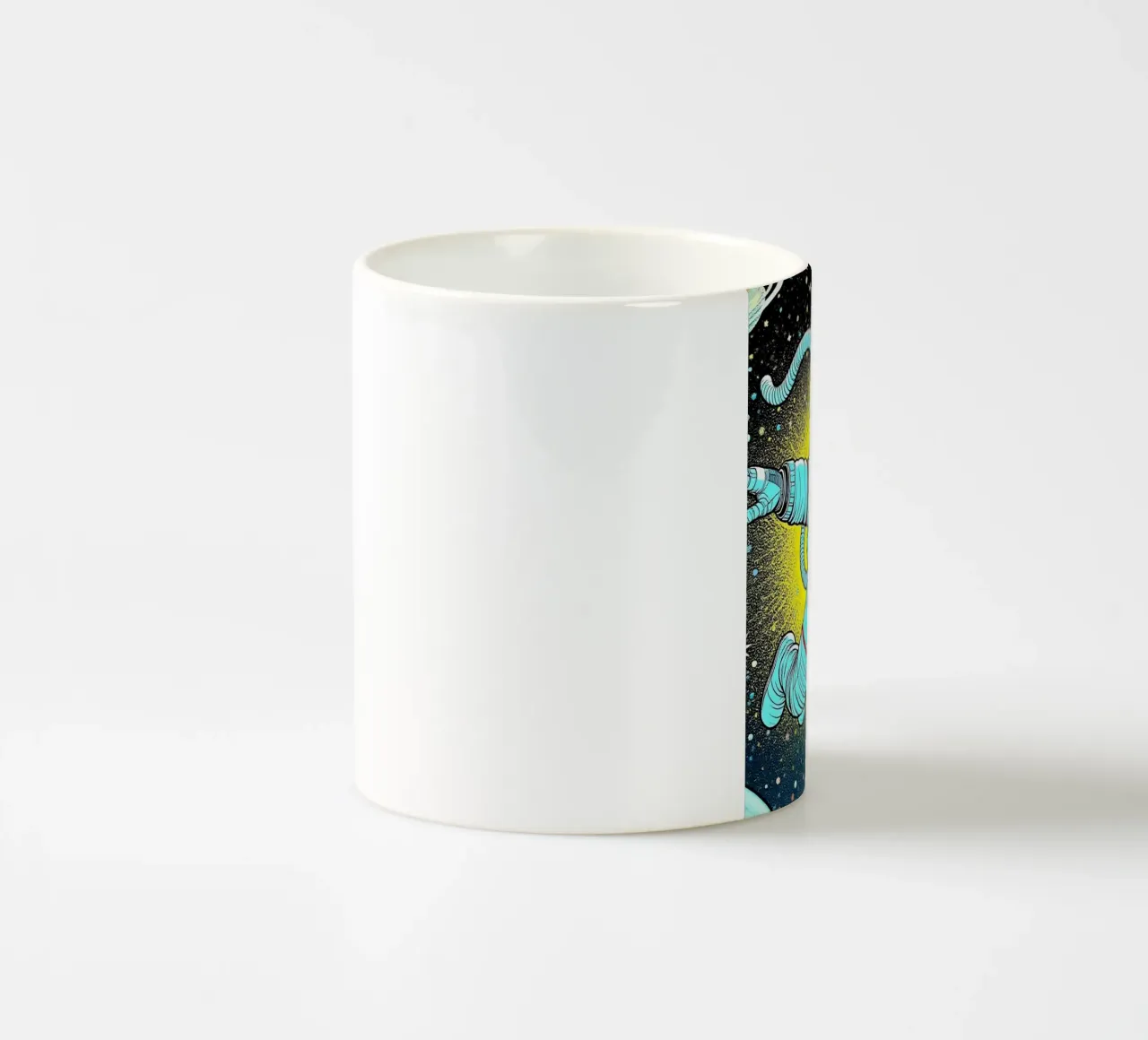 Monkey Astronaut tazza in ceramica da knowledge