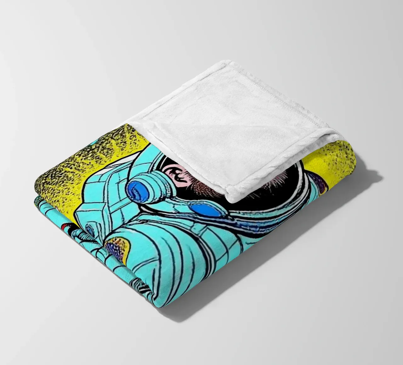 Monkey Astronaut coperta in pile da knowledge