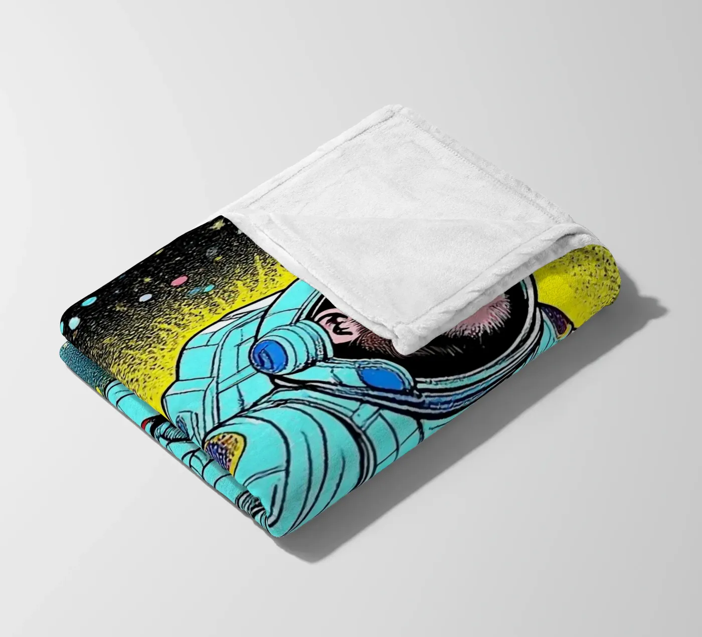 Monkey Astronaut fleecedeken van knowledge