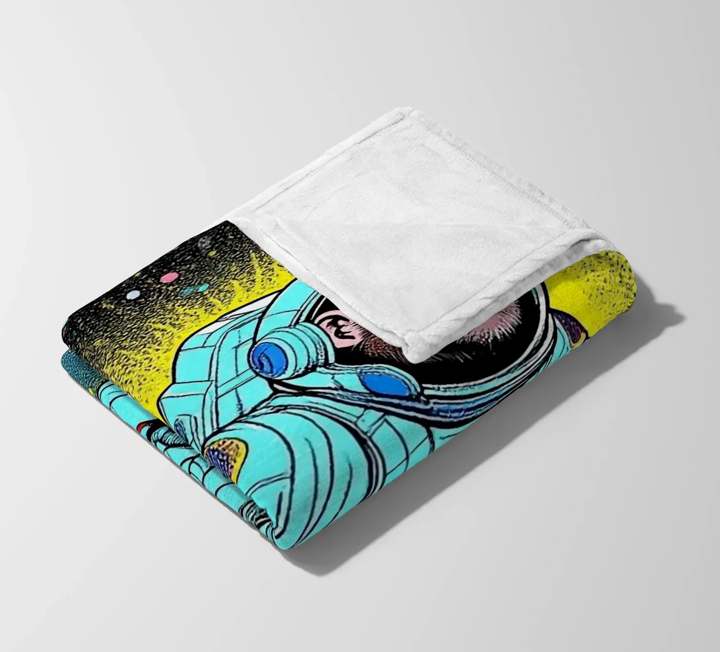 Monkey Astronaut fleecedeken van knowledge