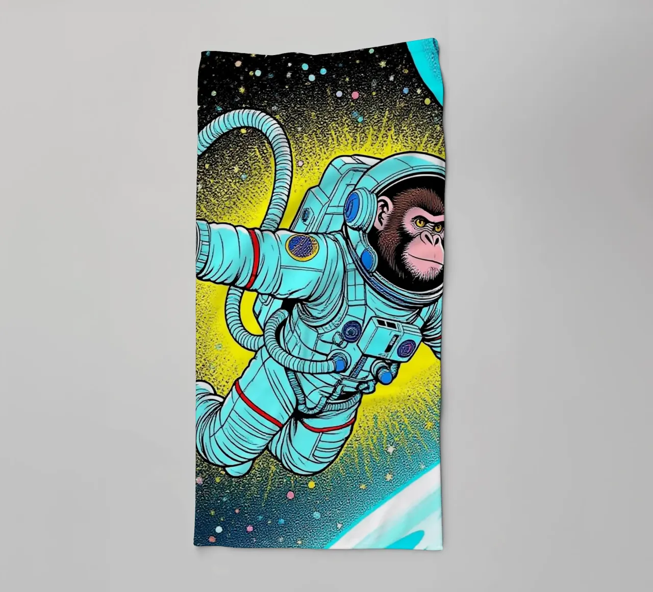Monkey Astronaut asciugamano da bagno da knowledge