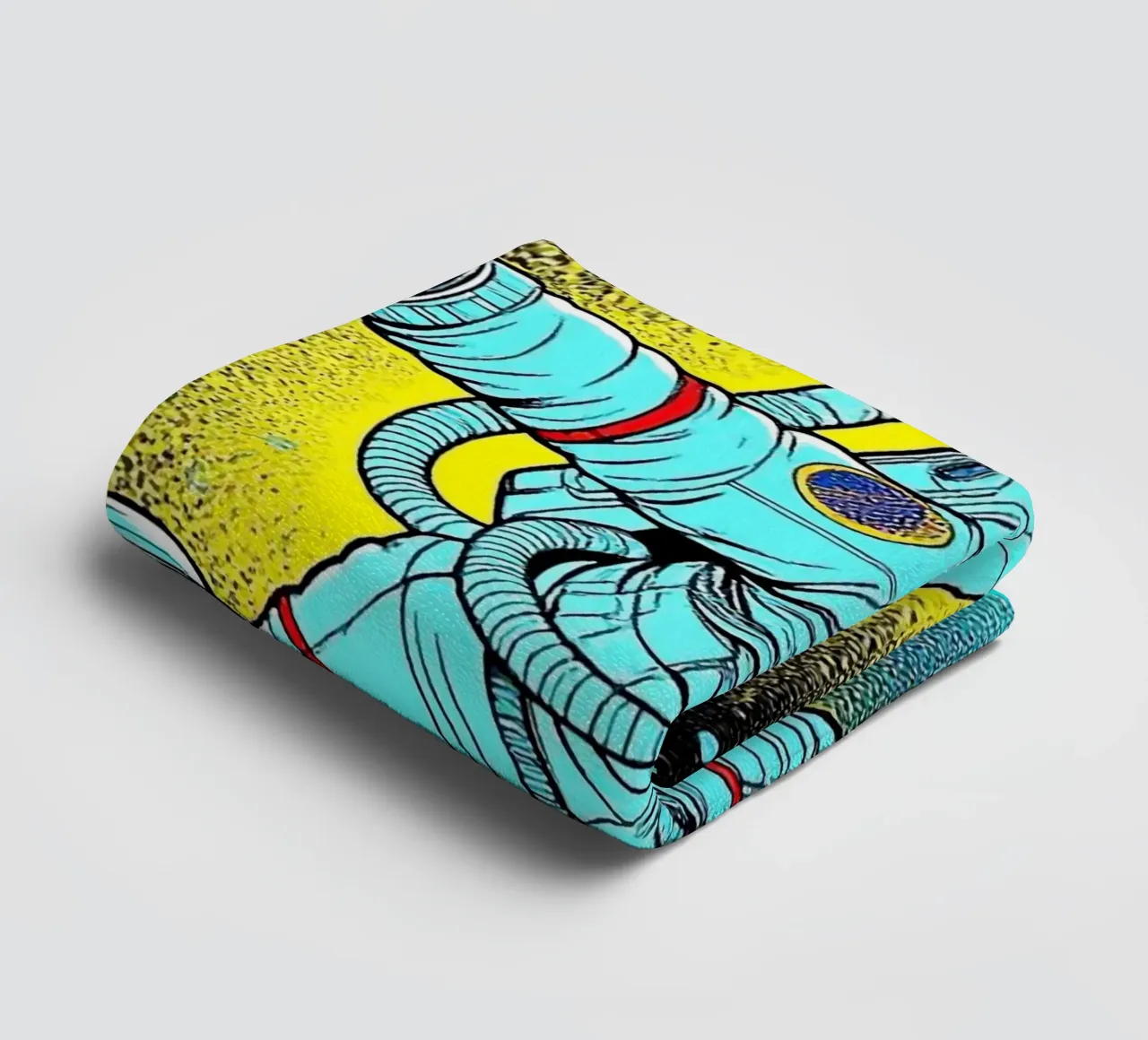 Monkey Astronaut asciugamano da bagno da knowledge