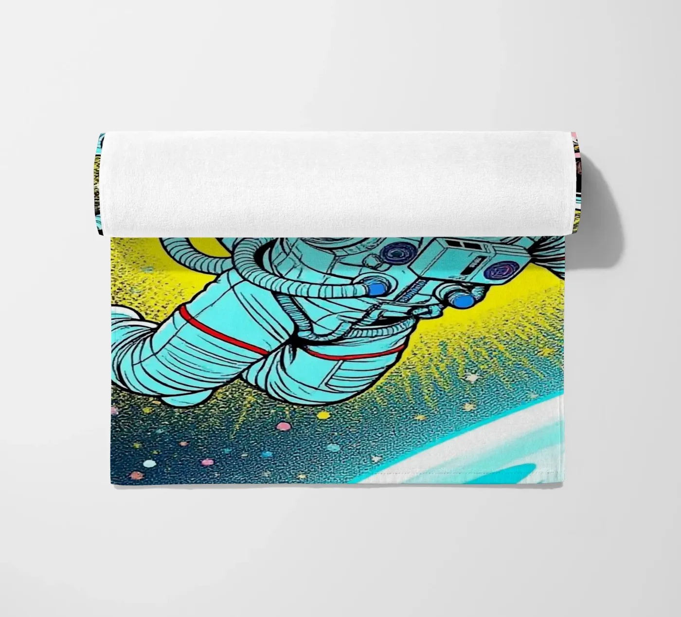 Monkey Astronaut strandhanddoek van knowledge