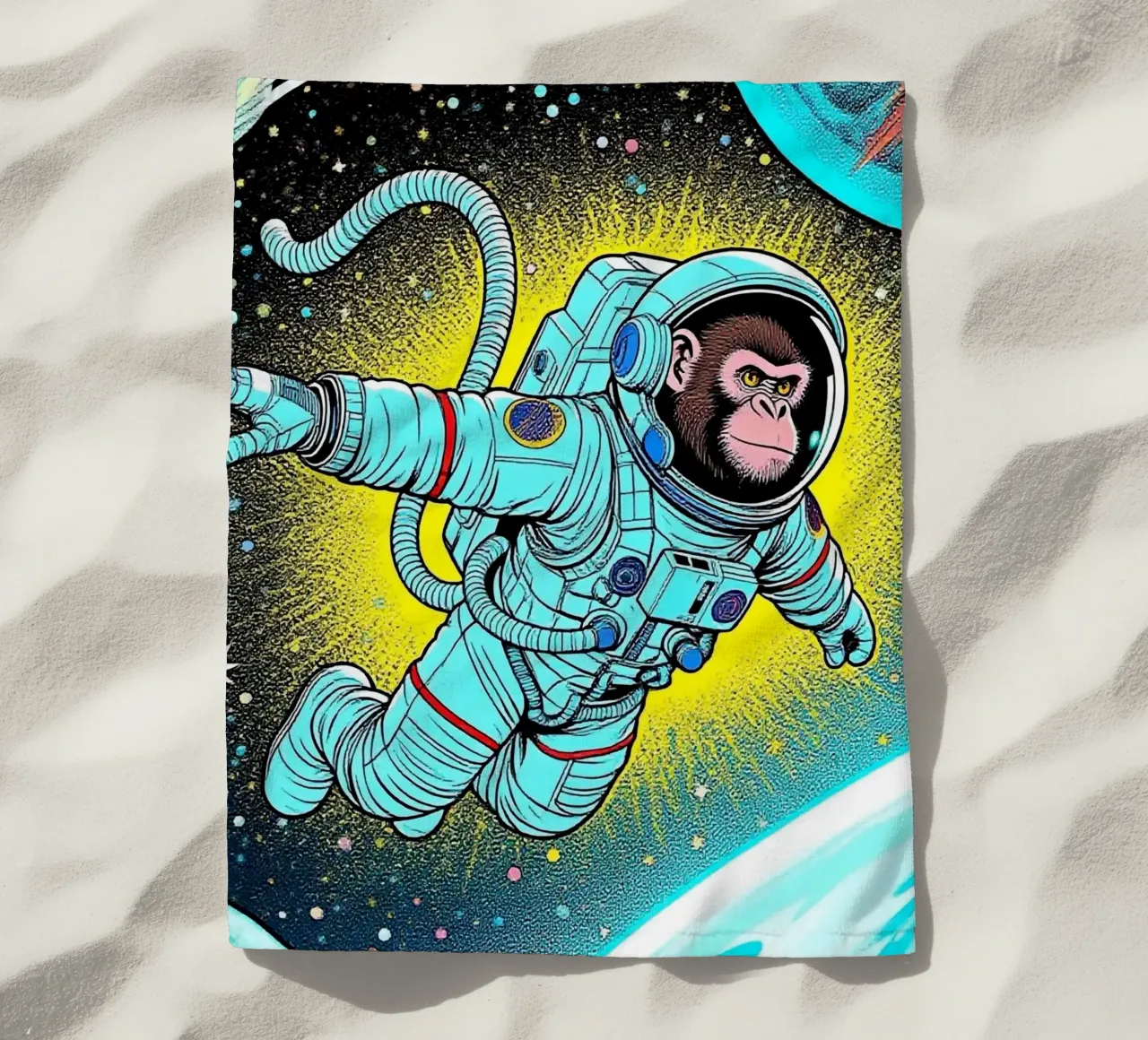 Monkey Astronaut telo mare da knowledge