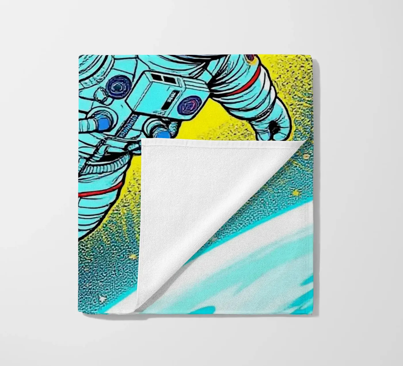 Monkey Astronaut strandhanddoek van knowledge
