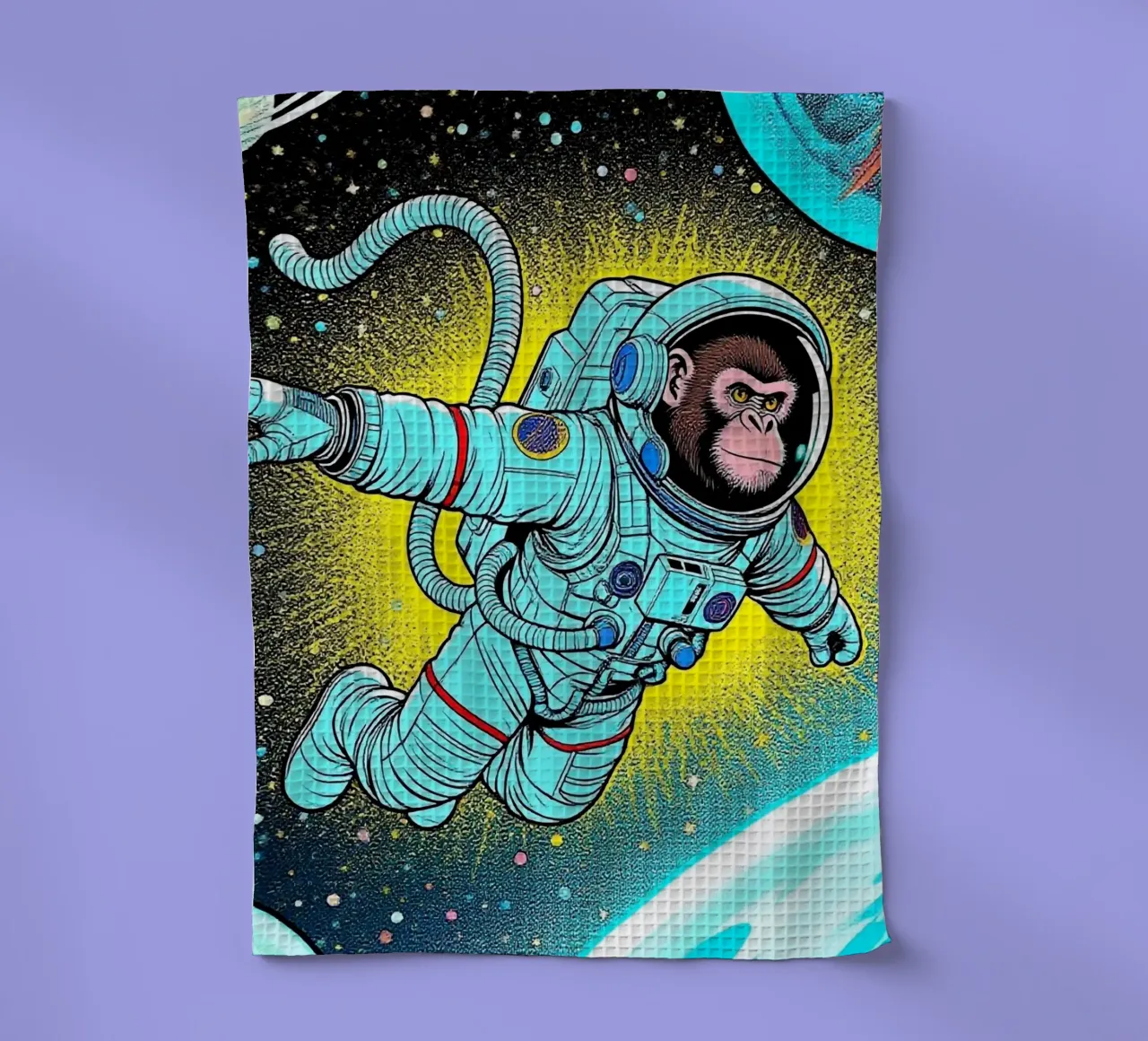 Monkey Astronaut canovaccio da cucina da knowledge